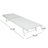 Outdoor Chaise Lounge Set Of 2, 5-Position Adjustable Backrest, White Steel Frame With Textilene Seat For Patio And Poolside Relaxation