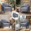Chaise d'appoint en chenille de style Mid-Century avec dossier rembourré et housse amovible-779057734