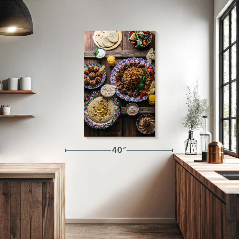 Yarlin Middle Eastern Meze, 39" H x 26" W