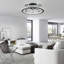 Ventilateur de plafond 19,7 po à intensité variable avec lumière DEL et télécommande-381526095