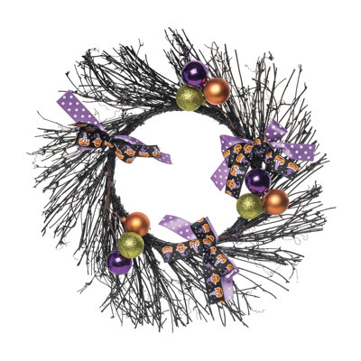 Couronne de brindilles lumineuse 20 po