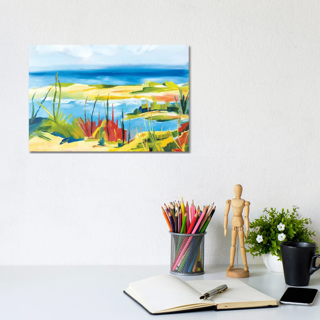 Wellfleet Beach von Maxine Shore - Galerie-verpackte Leinwand Giclée