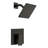 Pressure-Balanced Rainfall Shower System, High-Pressure Rain Shower Head with Rough-in Valve-117466003