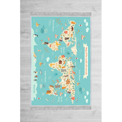 Luxurious Velvet Area Rug, 5.2 x 7.5 ft | 100% Velvet Fabric, 100% Cotton Sole, 0.4 in Pile Height | Antibacterial, Non-Slip, Machine Washable | Elegant 3D Digital Print, Perfect for Living Room & Bedroom Décor
