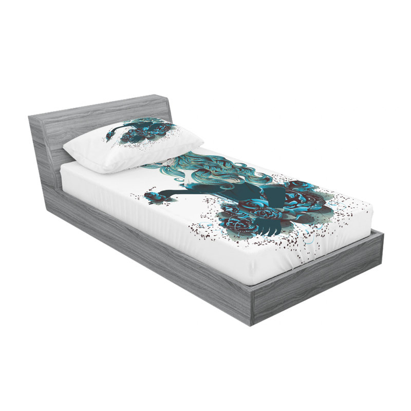 Microfiber Sheet Set, Twin Sheet Set with Fitted Sheet
