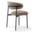 Chaise rembourrée avec pieds en métal-876850810