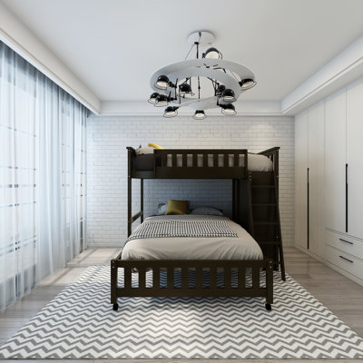 Furiosa Kids Twin Over Full Bunk Bed with Drawers