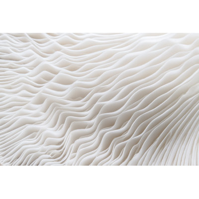 Lignes blanches et crêtes abstraites