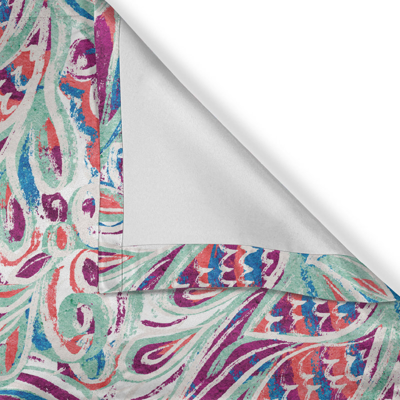 Polyester Semi Sheer Curtain Pair, 140cm W x 400cm L