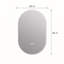 Ensemble de vanité suspendue noire de 61 cm (24 po) avec lavabo intégré et miroir de courtoisie à DEL de 61 x 66 cm (24 x 26 po).-1940280074-1940280077