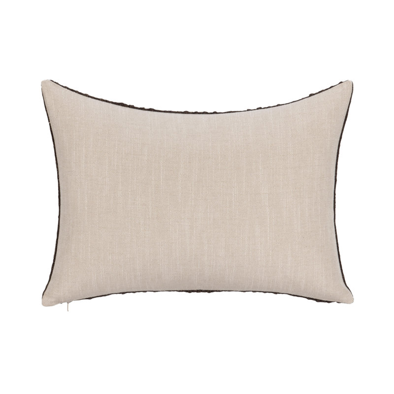 Gratitude Indoor/Outdoor Pillow Cover & Insert, Rectangle 14"H x 20"W, Ganache Brown