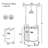 Laundry Sorter With Hanging Bar And Removable Bags, 2-Section Rolling Hamper With Lockable Wheels, Heavy-Duty Metal Frame For Sturdy Storage