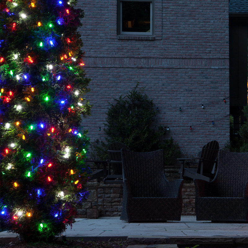 70 Light C6 LED Christmas String Lights, Multicolor 1