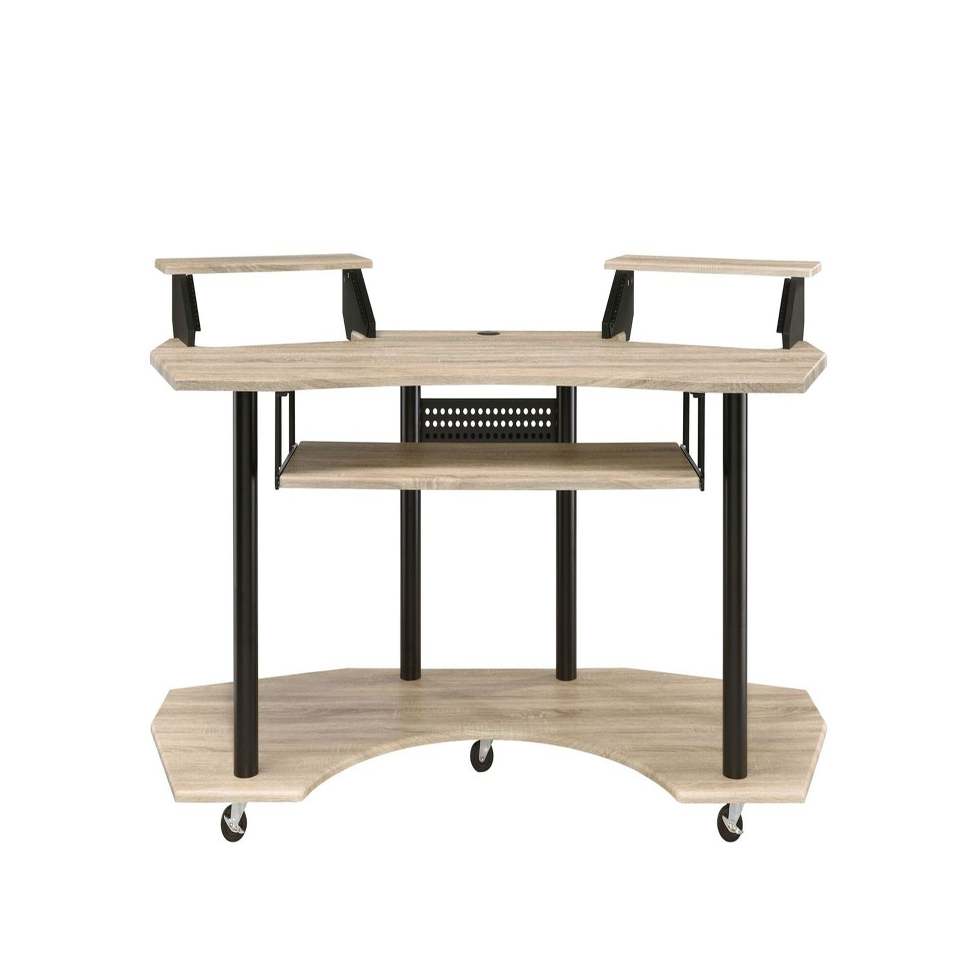 Inbox Zero Bithlo Metal Base Computer Desk | Wayfair