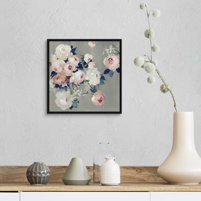 " Cobalt Leaves " Painting Print