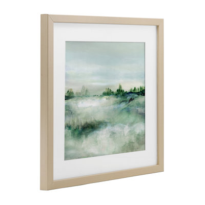 «Far Reaching Meadow», reproduction d'art sous verre encadrée, par Carol Robinson