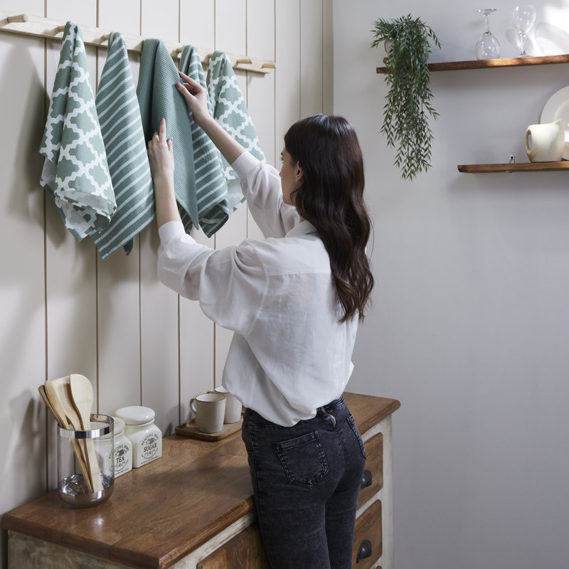 Tea Towel Kitchen Towel, Sage