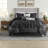 Elegant King Bedding Set, 100% Polyester, Sophisticated Pleated Design, Home Comfort