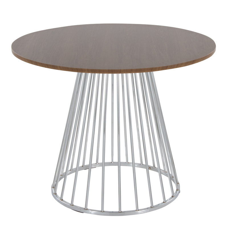 Table de salle à manger Canary Margaret-Beres, Silver, Brun