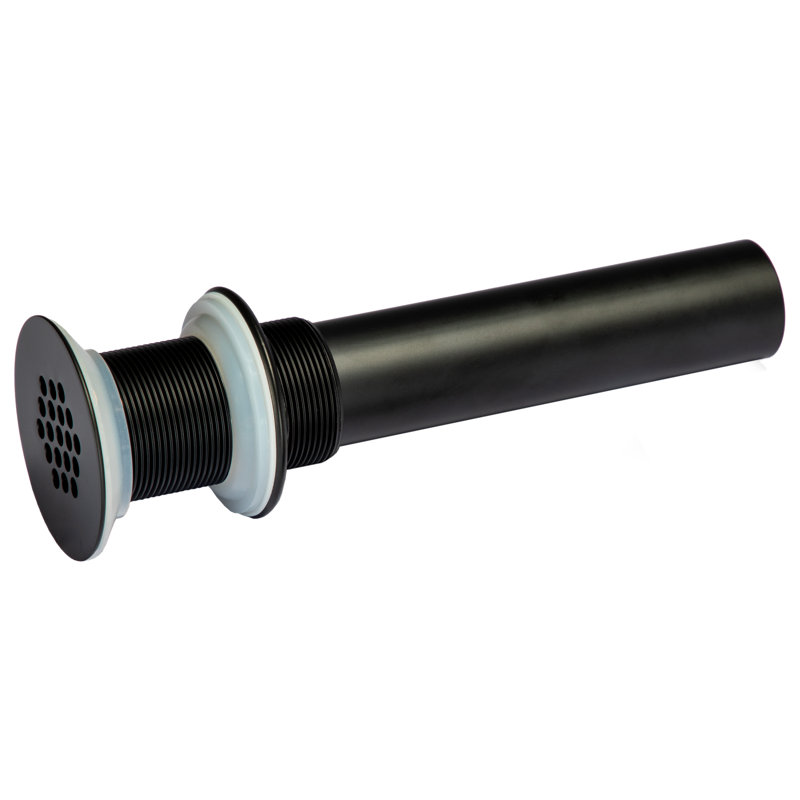 Drain d'évier de salle de bain Grid, Noir