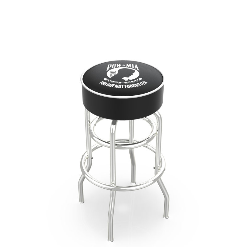 US Military Swivel Counter & Bar Stool, POW/MIA, Bar Stool (30" Seat Height)