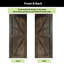 Porte en bois de pin massif non assemblé Arrow Design-71801436-71801417
