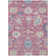Machine Washable Indoor/Outdoor Chantille ACN1154 Pink Rug