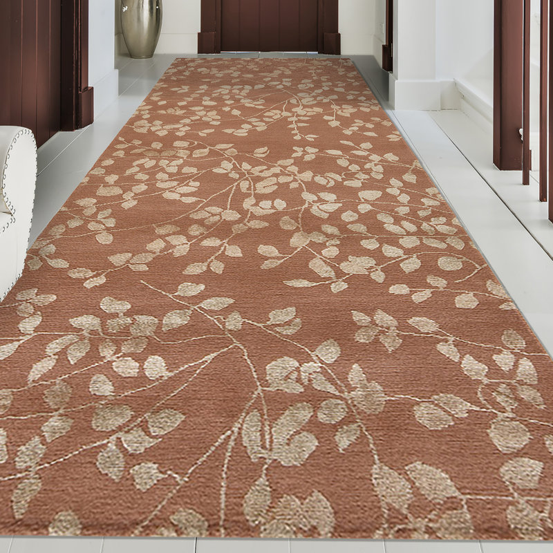 Floral Area Rug, Runner 3' x 8'