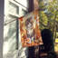 Chat en feuilles d'automne-112700507