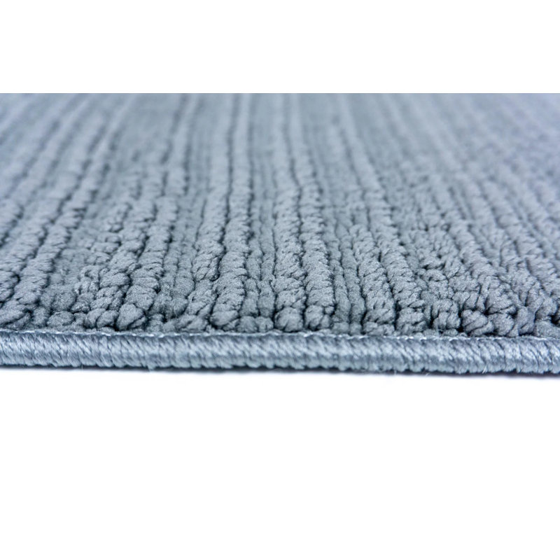 Tammi Anthracite Curly Soft Anti-Allergic Carpet, Rectangle 5' x 14'10"