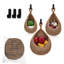 Panier mural suspendu en forme de larme, paniers suspendus, panier d'oignon, crochets bohémiens, rangement de fruits, crochets muraux-110698377