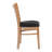 4 Count- Wooden Ladder Back Dining Chairs with PU Leather Upholstered Seat-702066824