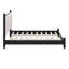 Wood Platform Bed With Upholstered Headboard-965774981-965774987