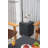Elementi Home Colorado 18" Square Concrete Side Table for Indoor and Outdoor Use-88958106