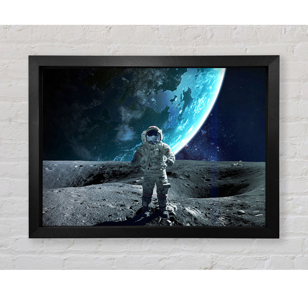 Astronaut auf dem Mond - Druck