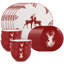 Stoneware Dinnerware Set 18 Piece - Service for 6-15540450