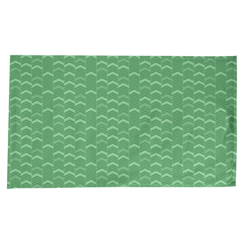Nappe à chevrons à traits Stephenie, Vert