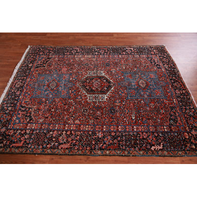 Tribal Geometric Vegetable Dye Traditional Rug 5x6