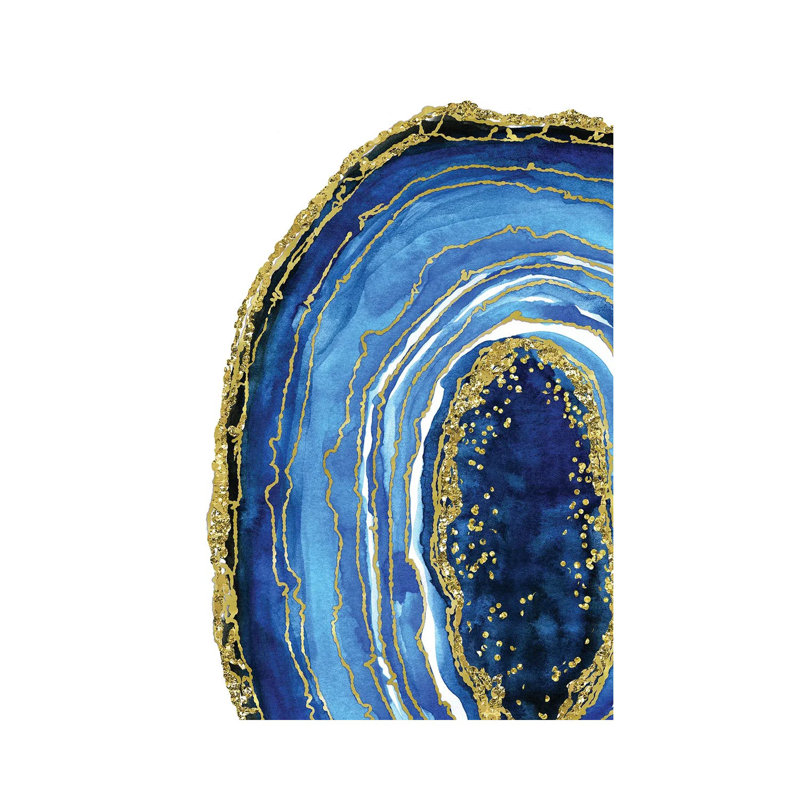 Geode I by Blursbyai - Gallery-Wrapped Canvas Giclée on Canvas, Canvas, 20.32 cm H x 30.48 cm W