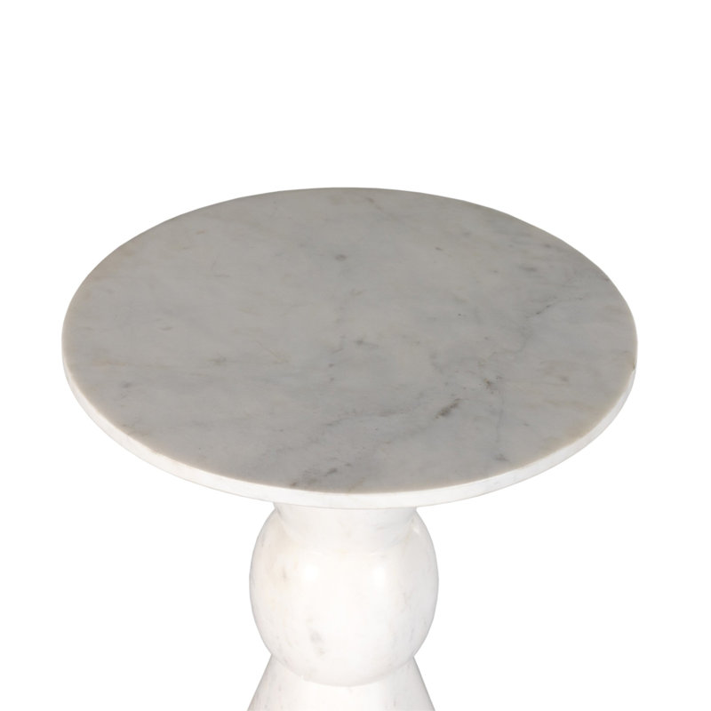 Fox End Table, White