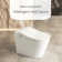 Smart Toilet With Built-In Heated Seat, Tankless Toilet With Auto Flushing, Adjustable Seat Temp, Flush Remote Control Led Digital Display, Elongated