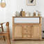 Buffet en bois massif 47,24 po Pehrson