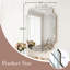 Grand miroir mural pour décor, miroir horizontal ou vertical sans cadre