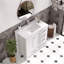  Meuble-lavabo simple 36 po avec plateau en céramique
