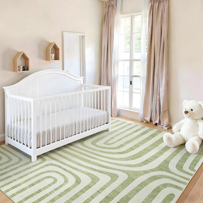 Area Rugs, Abstract Modern Washable Rugs, Non-Slip Low-Pile Soft Floor Carpet for Bedroom, Living Room, Dining Room