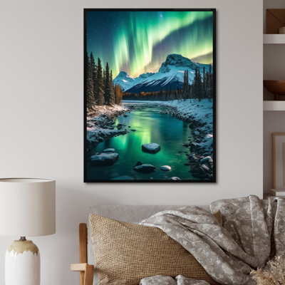 Yukon Northern Lights Beauty V - salon d'art mural canadien