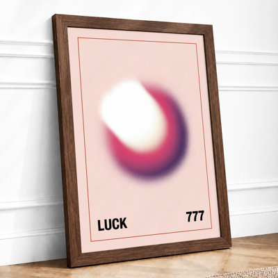 Luminous Orb With Luck Modern - Print