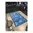 Blue Themed Abstract Floral Patterned Creative Modern Decorative Carpet-125838289