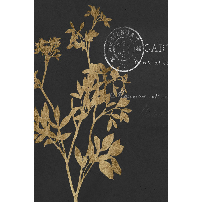 Golden Leaves III by Jennifer Goldberger - Wrapped Canvas Art Prints, 46cm H x 30cm W