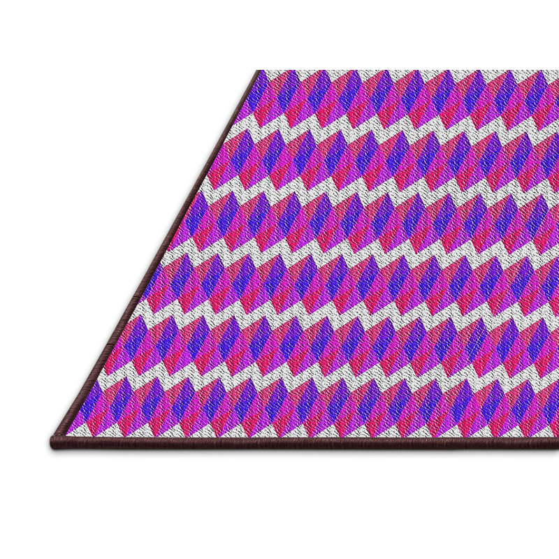 Tapis décoratif à motif géométrique de Reisinger, Rectangle 8 pi x 12 pi